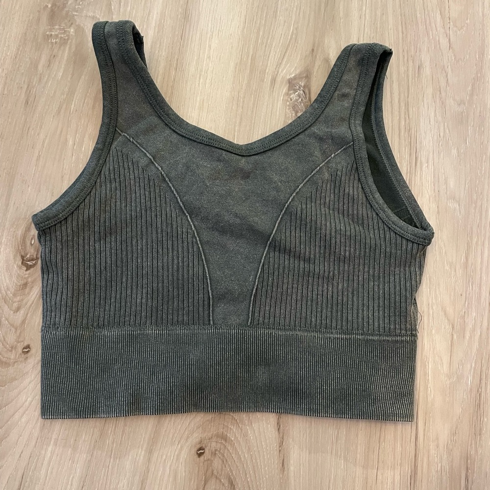 Green Sports Bra- Small